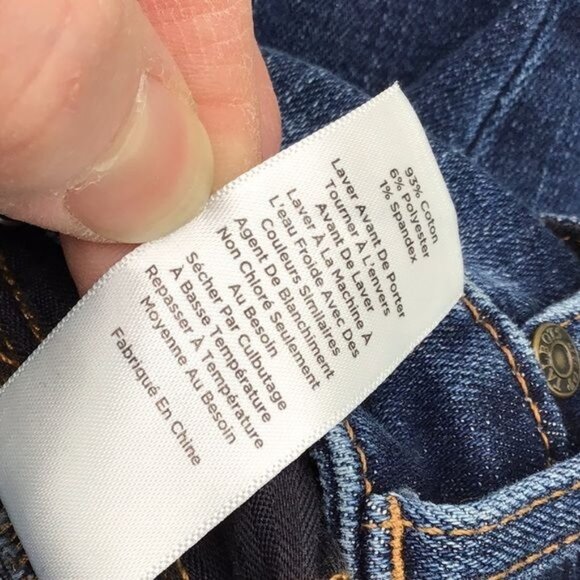 Talbots Womans  2P Blue Flawless 5 Pocket Blue Denim Jeans - Picture 8 of 8